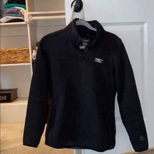 LLBEAN PULLOVER BLACK
